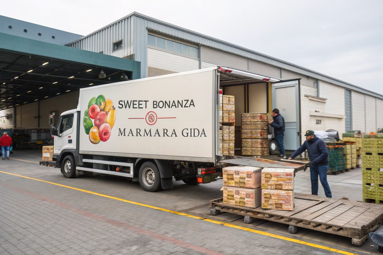 Sweet Bonanza sevkiyatı Marmara Gıda örneği